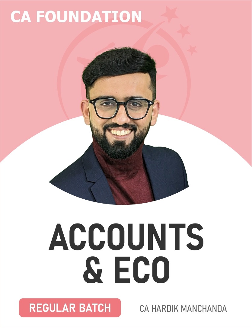 Hardik Machananda Classes I BB Virtuals I CA Foundation Accounts and Economics Full Course Combo By CA Hardik Manchanda